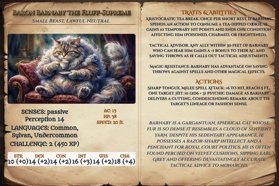 Baron Barnaby NPC card